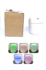 Mini USB Humidifier with Warm LED Night Light | Quiet Cool Mist Air Humidifier for Bedroom, Office & Home | Portable Aroma Moisturizer - Image 2