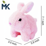 Cute Plush Bunny/Rabbit Toy for Kids | Soft Rabbit Stuffed Animal | Adorable Cuddly Bunny Doll Gift for Boys & Girls - Image 3