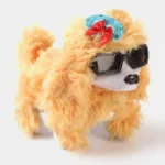 Cute colourful plush dog toy for kids. Interactive electric puppy with music and fun movement. Soft stuffed animal gift for boys and girls. - Image 2